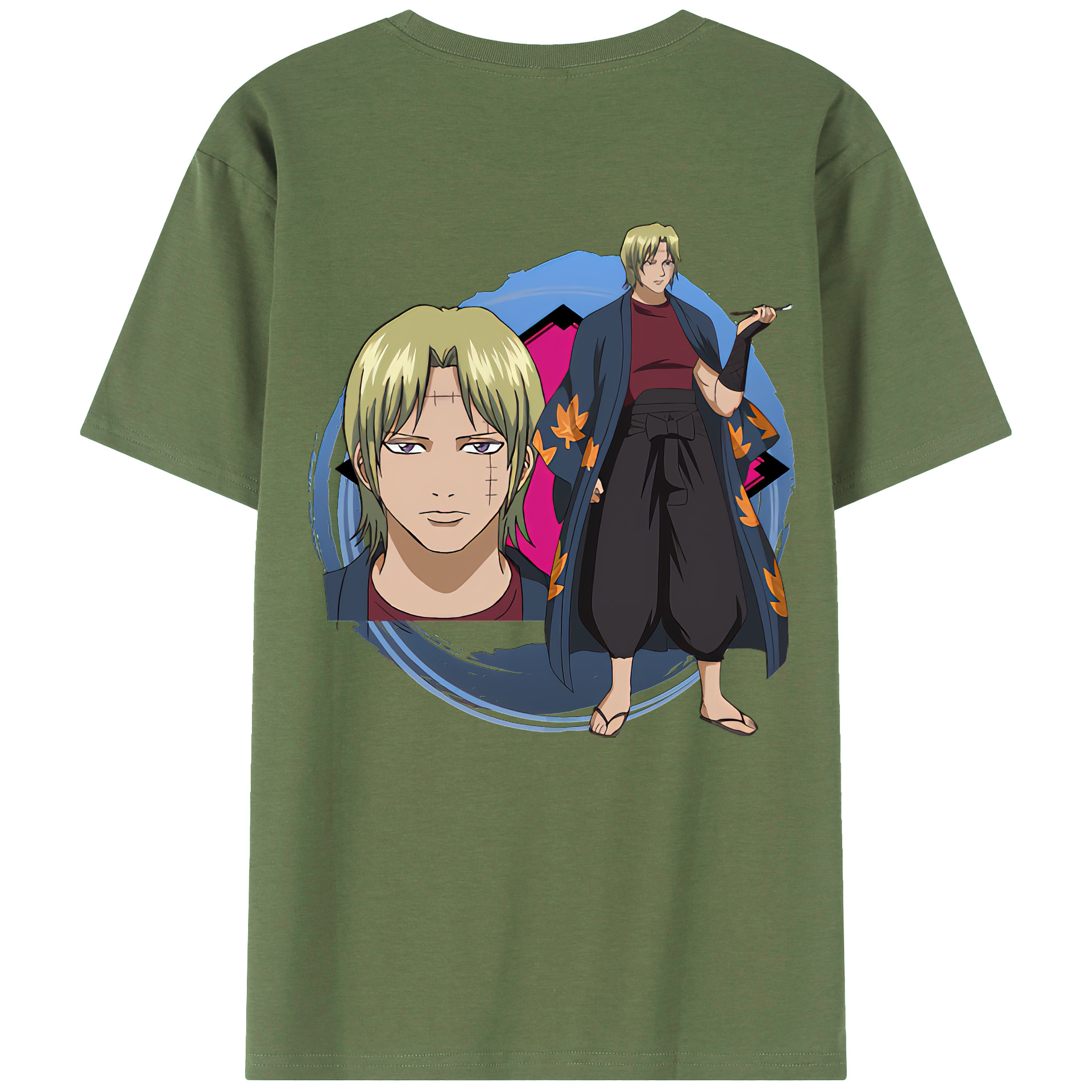 （画像用） ぎんたま 坂田銀時（さかたぎんとき） 神楽 志村新八（しむら しんぱち） GINTAMA Sakata Gintoki Kagura Shimura Shinpachi 綿100％ メンズ半袖Tシャツ（バックプリント） 通気性